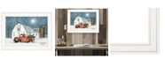 Trendy Decor 4U Wintry Weather by Billy Jacobs, Ready to hang Framed Print, White Frame, 19" x 15"